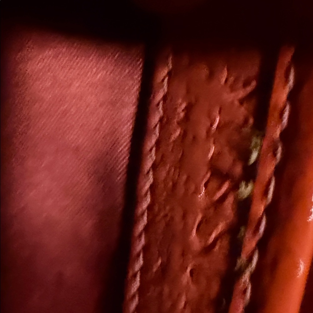 Missoni Orange Satchel with Gold Hardware and Structured Design - Picture 7 of 8